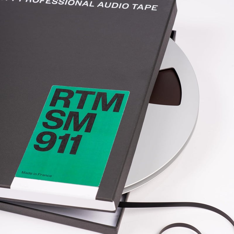 RTM Industries RTM Studio Master Recording SM 911 ¼ inch - Reel to Reel Magnetic Tape for Audio Recording - 2500 ft Nab Metal Reel - 10.5 inch Diameter - Image 2